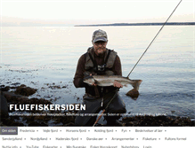Tablet Screenshot of fluefiskersiden.dk